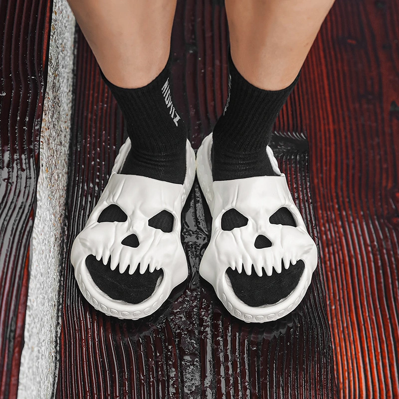 Men&prime;s Leisure Outdoor Skull EVA Home Floor Slippers